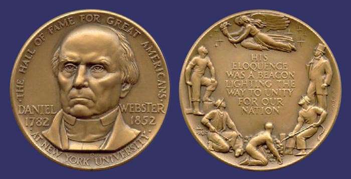 Daniel Webster, Hall of Fame of Great Americans at New York University, 1966
