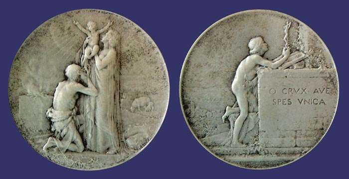 Rdemption
[b]From the collection of John Birks[/b]

The title of this medal is sometimes referred to as "Piety".
